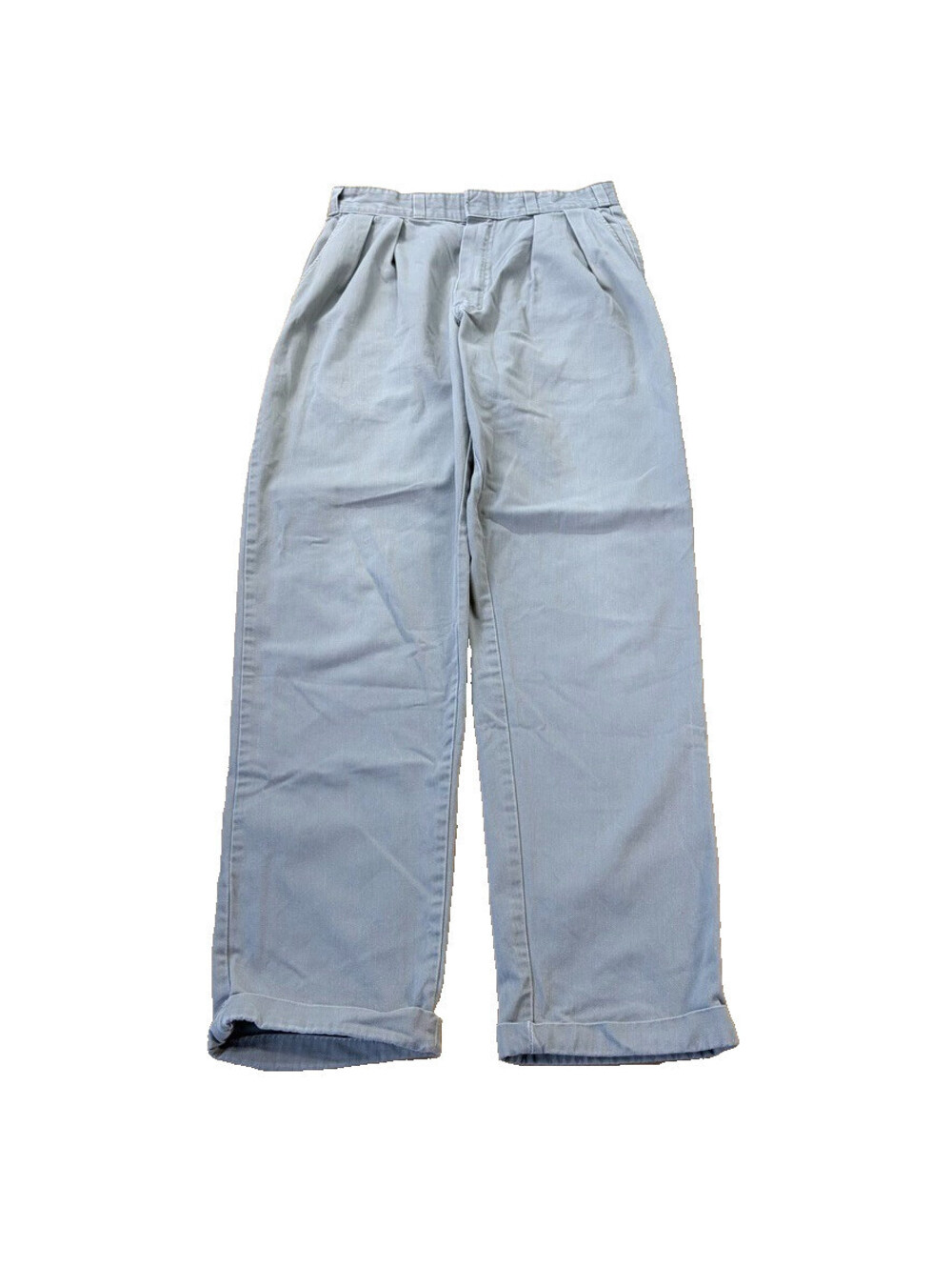VTG Dickies Pleated Pants 30x32 Khaki Made in USA Skater